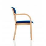 Madrid Visitor Chair Blue With Arms BR000085 60176DY