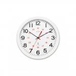 Acctim Controller Wall Clock Radio Controlled 300mm White 74172 67407AT