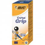Bic Cristal Grip Ballpen Med BL PK20
