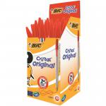 Bic Cristal Ballpoint Pen 1.0mm Tip 0.32mm Line Red (Pack 50) 68639BC