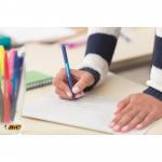 Bic SoftFeel Clic Retractable Ballpoint Pen 1mm Tip 0.32mm Line Blue (Pack 12) 68737BC