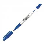 Sharpie Twin Tip Permanent Marker 0.5mm and 0.7mm Line Blue (Pack 12) 76948NR
