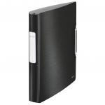 Leitz Active Style SoftClick Ring Binder Polypropylene 4 D-Ring A4 30mm Rings Black (Pack 5) 42450094 77729AC