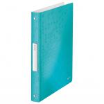 Leitz WOW Ring Binder Polypropylene 4 O-Ring A4 25mm Rings Ice Blue (Pack 10) 42580051 77785AC