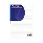 Filofax Refill A5 Ruled Paper White (Pack of 25) 343008 FX343008
