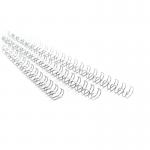 GBC MultiBind 8mm A4 70 Sheet Binding Wires Silver (Pack of 100) RG810597 GB22101