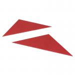 Exacompta Guildhall Legal Corners 315gsm Red (Pack of 100) GLC-RED GH00235