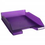 Exacompta Iderama A4 Letter Tray Purple (W255 x D346 x H65mm) 11319D GH01627