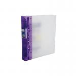 Guildhall GLX Ergogrip Ring Binder Frosted A4 Lilac (Pack of 2) 4544 GH04544