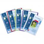 Exacompta Kreacover Display Book 20 Pocket A4 Assorted (Pack of 20) 5729E GH05729