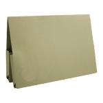 Exacompta Guildhall Legal Double Pocket Wallet Foolscap Green (Pack of 25) 214-GRN GH10070