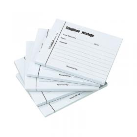 Exacompta Guildhall Telephone Message Pad 100 Sheet 127x102mm (Pack of 5) 1571 GH110BU