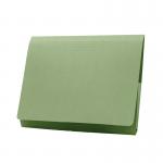 Exacompta Guildhall Brief Size Pocket Wallet 14x10in Green (Pack of 50) PW3-GRN GH14023