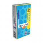 Paper Mate S0957040 Inkjoy 100 Retractable Pen 1mm Medium Tip Blue Box of 20