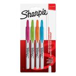 Sharpie 1985870 1 Box Of 12 Blister Packs Of Assorted Retractable Permanent Markers