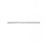 Gbc Ib165221 10mm Black Wire Binders