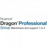 Nuance Dragon Professional Group 15 1-yr Maintenance and Support 1 to 4 Users