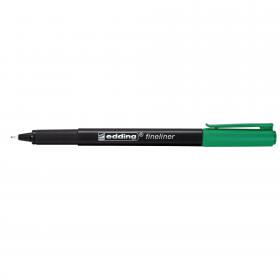Edding Fineliner Pen Green Pack of 12