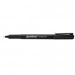 Edding Fineliner Pen Black Pack of 12