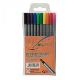 Colourworld Fineliner Pen Assorted Pack of 10