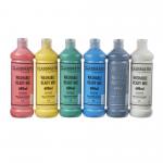 Ready Mixed Paint in Assorted Pack of 6 600ml Bottle