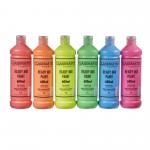 Classmates Ready Mixed Paint in Flourescent Pack of 6 600ml Bottle