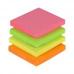 Classmates Neon Sticky Notes 75 x 75mm