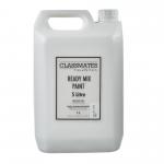 Classmates Ready Mixed Paint in White 5 Litre Bottle