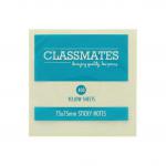 Classmates Sticky Cube Notes Yellow