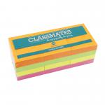 Classmates Neon Sticky Notes 40 x 50mm