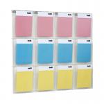 Helit Placativ Wall Display 12 x A4 Pockets Clear H6811102 HEL00815
