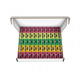 Plastic Pencil Sharpeners Assorted (Pack of 100) 794300 HJ60401