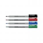 Ikon OHP Pen Non-Permanent Fine Point Assorted (Pack of 4) 7421WLT4 HK73068