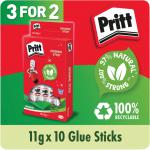 Pritt Stick Hanging Box 11g 3 For 2 (Pack of 10) HK810868 HK810868
