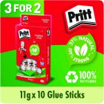 Pritt Stick Hanging Box 11g 3 For 2 (Pack of 10) HK810868 HK810868