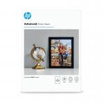 Hewlett Packard [HP] A4 White Advanced Glossy Photo Paper 250gsm (Pack of 25) Q5456A