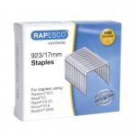 Rapesco 923/17mm Staples Galvanised Finish (Pack of 1000) 1240 HT00548