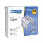Rapesco 923/23mm Staples Galvanised Finish (Pack of 1000) 1242 HT00552