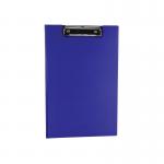 Rapesco Foldover Clipboard with Interior Pocket Foolscap Blue VFDCB0L3 HT03076