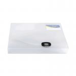 Rapesco Rigid Wallet Box File 40mm Capacity 400 Sheets A4 Clear 0711 HT17038
