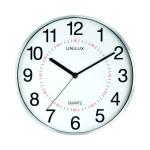 Unilux Aria Clock Metal Grey 400094280 JD02236