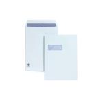 Plus Fabric C4 Envelope Pocket Window Self and Seal 120gsm White (Pack of 250) H27070 JDH27070