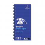 Challenge Wirebound Telephone Message Book 305 x 141mm 320 Messages 100080054 JDK71975