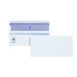 Plus Fabric DL Envelopes Wallet Self Seal 120gsm White (Pack of 250) M23270 JDM23270