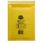 Jiffy AirKraft Bag Size 0 140x195mm Gold GO-0 (Pack of 10) MMUL04602 JF79531