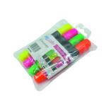 Ergo-Brite Assorted Erognomic Highlighter Pens (Pack of 4) JN69980 JN69980