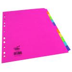 Concord Divider 12-Part A4 160gsm Bright Assorted 50999 JT50999