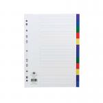 Concord Divider 12-Part A4 Polypropylene Multicoloured 65999 JT65999