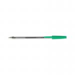 Q-Connect Ballpoint Pen Medium Green (Pack of 50) KF01043 KF01043