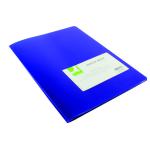 Q-Connect Polypropylene Display Book 10 Pocket Blue KF01247 KF01247